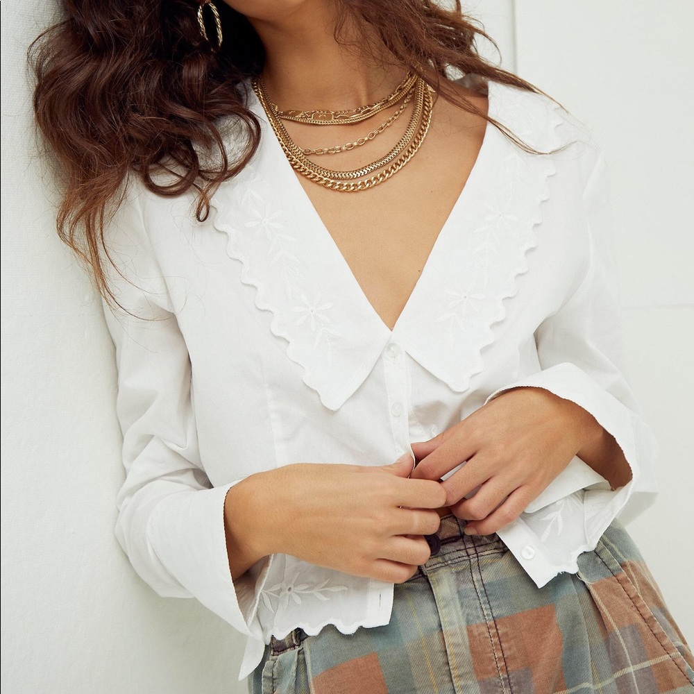 Free People Janie Button Down